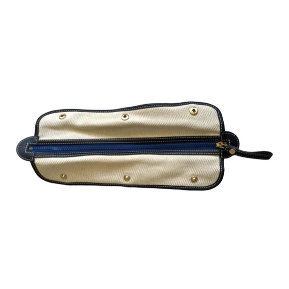 Dooney & Bourke Large Cream East West Grommet Tote Bag Shopper Handbag Purse - Picture 7 of 16